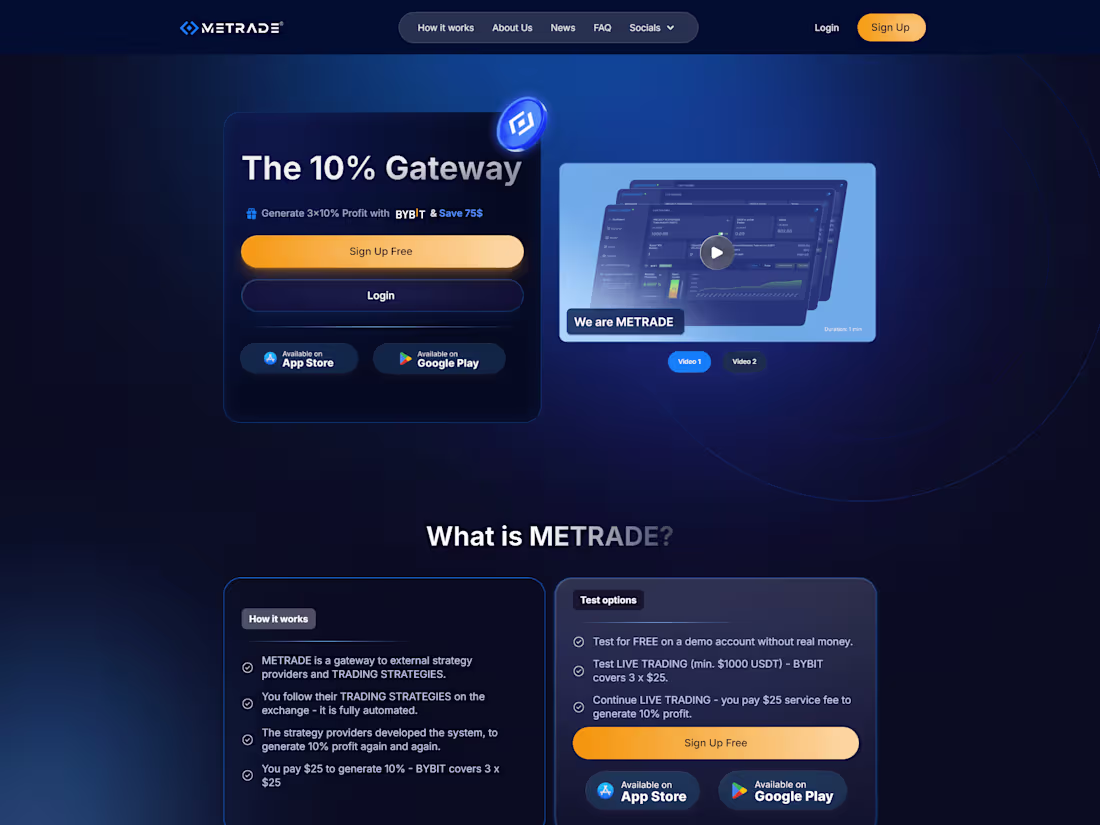 Cover image for Metrade