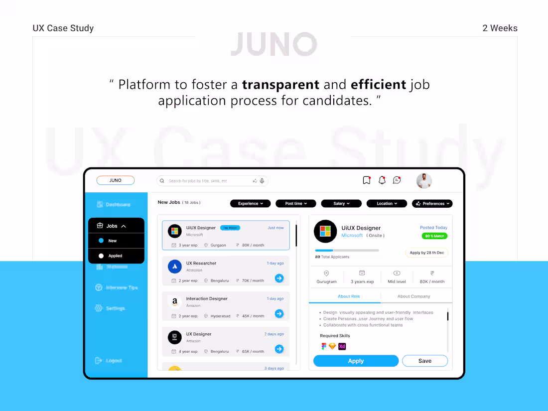 Cover image for Candidate job application experience :: Behance