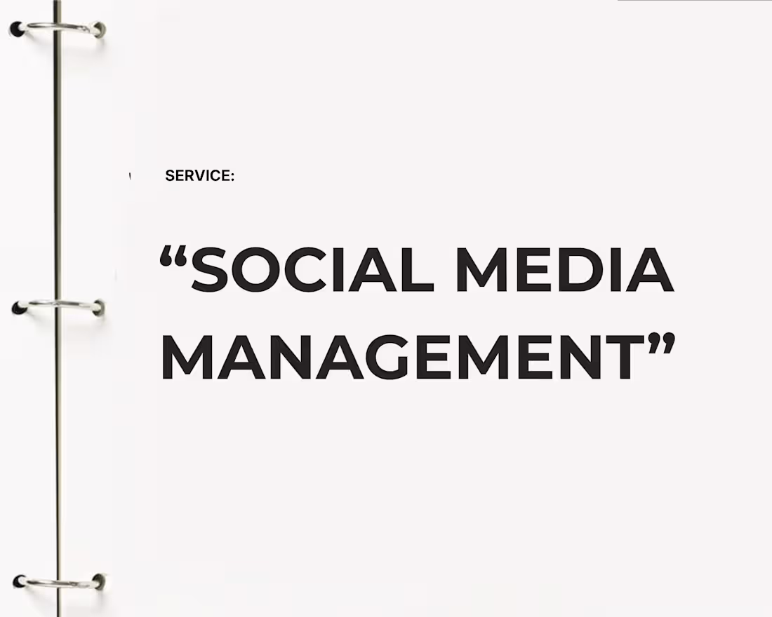 Cover image for Social Media Management