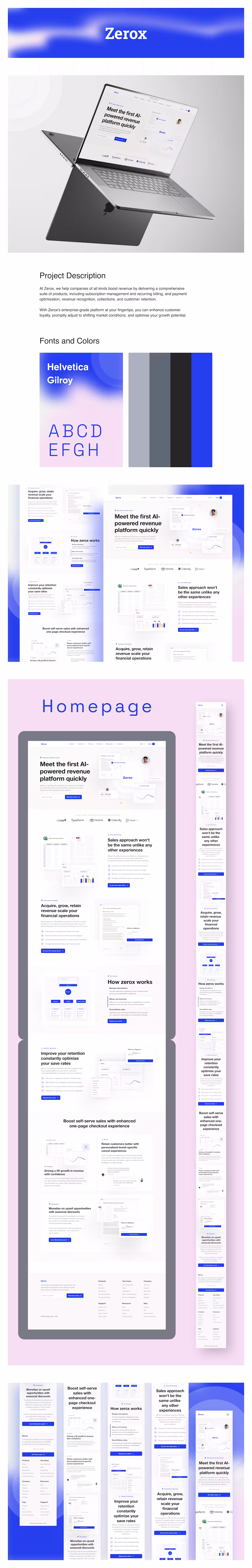 Cover image for AI Powerd Website - Saas Design
