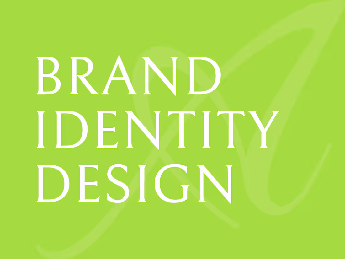 Cover image for BRAND DESIGN INCLUDING LOGO AND BRAND KIT