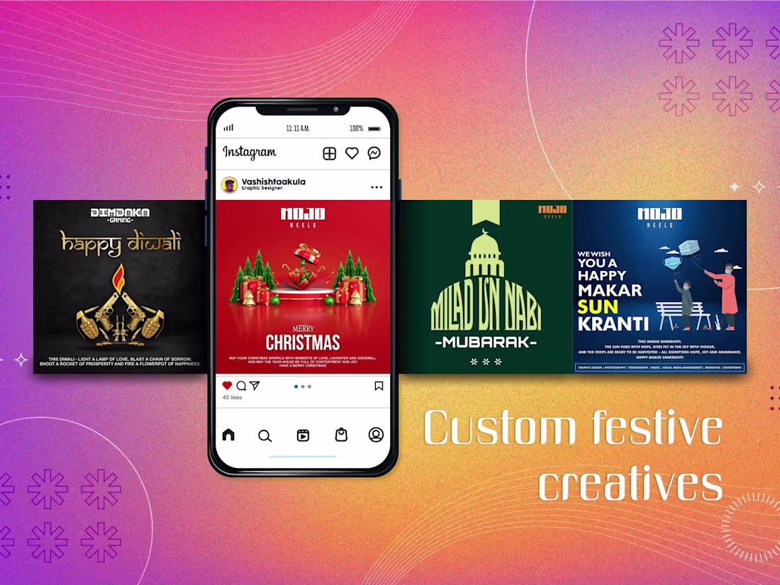 Cover image for Social Media Festive Creatives