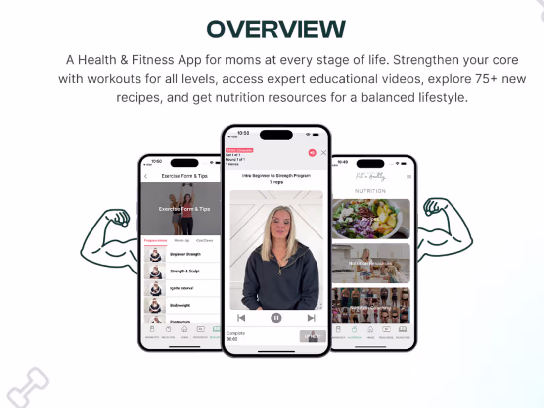 Cover image for A health and fitness platform