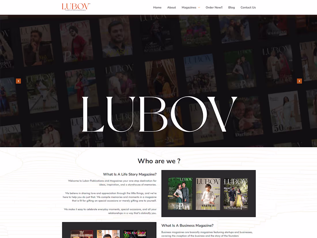 Cover image for Lubov Publication