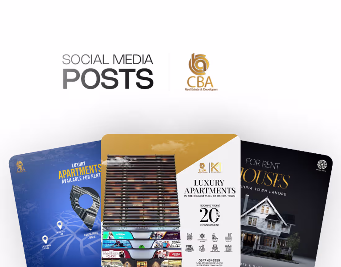 Cover image for Social Media Posts- Real Estate