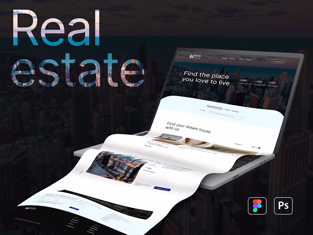 Cover image for Numo | Real Estate Website