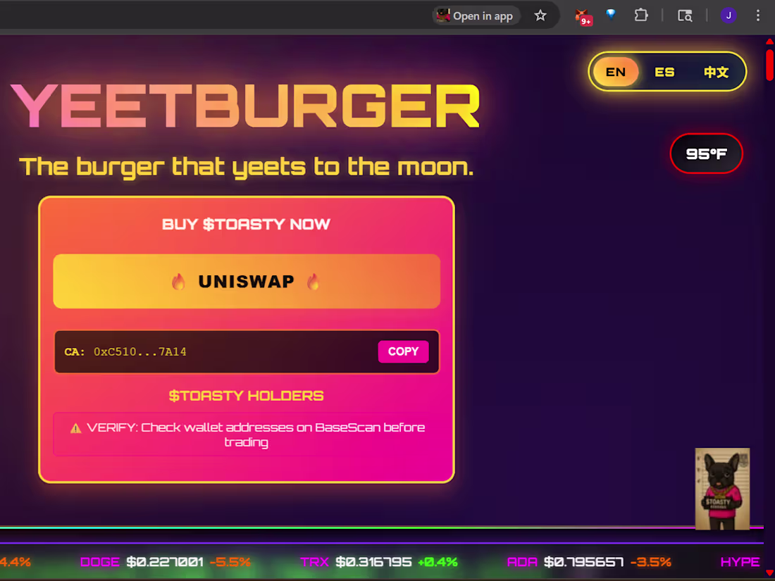 Cover image for YeetBurger - AI-Powered Web3 Ecosystem 
