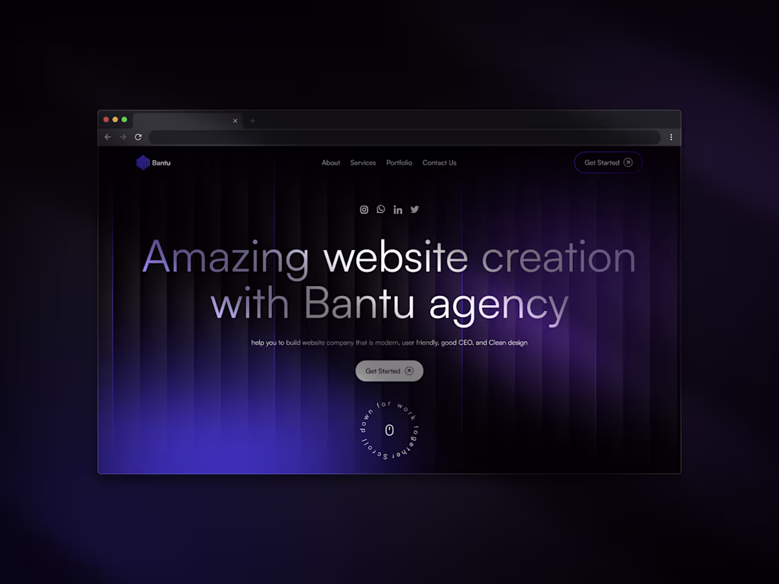 Cover image for 🚀 Modern Agency Website UI Concept is Live! 🔗 Website desi...