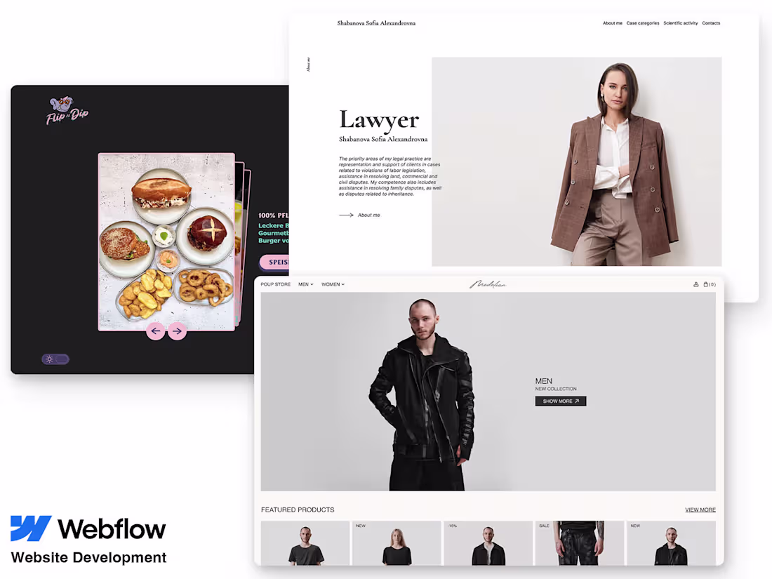 Cover image for Webflow Marketing Site (Development)