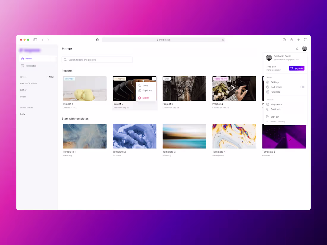 Cover image for AI Storyboard / Video Generator - Product Design