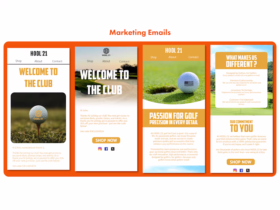 Cover image for Email Marketing Success for a Golf startup in USA
