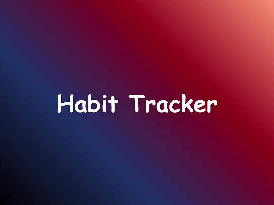 Cover image for Habit Tracker Gamification App Development