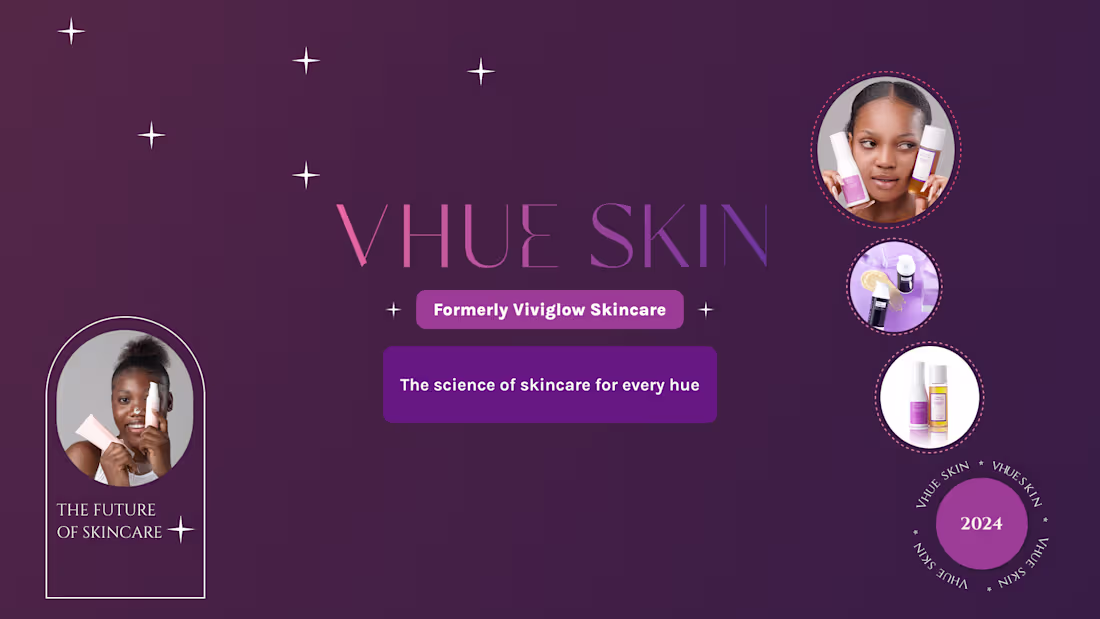Cover image for Vhue skin pitch deck