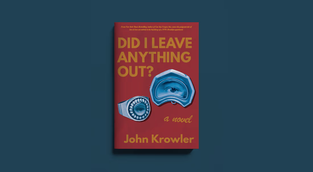 Cover image for Did I Leave Anything Out | Book Cover Design