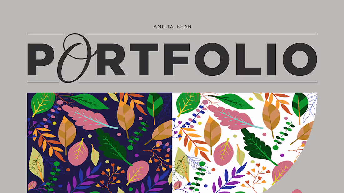 Cover image for Amrita Khan Portfolio 2024: Branding & Logo Design :: Behance