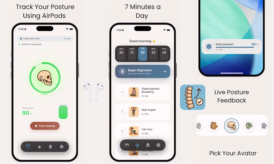 Cover image for My app UpRight was featured in FakeMayo newsletter last year...