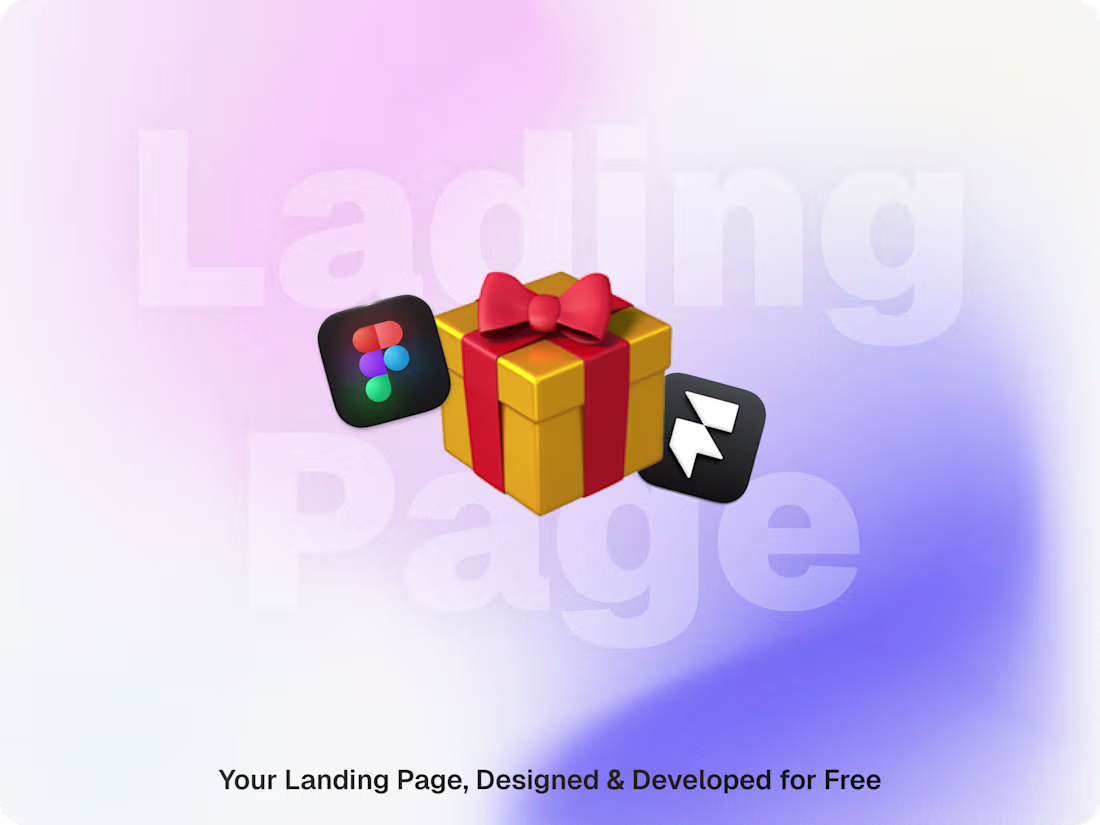 Cover image for 🎁 FREE Landing Page Design + Framer Development 