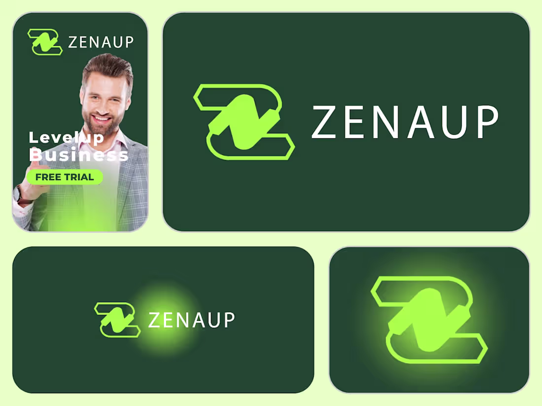 Cover image for Zenaup — Modern Logo Design