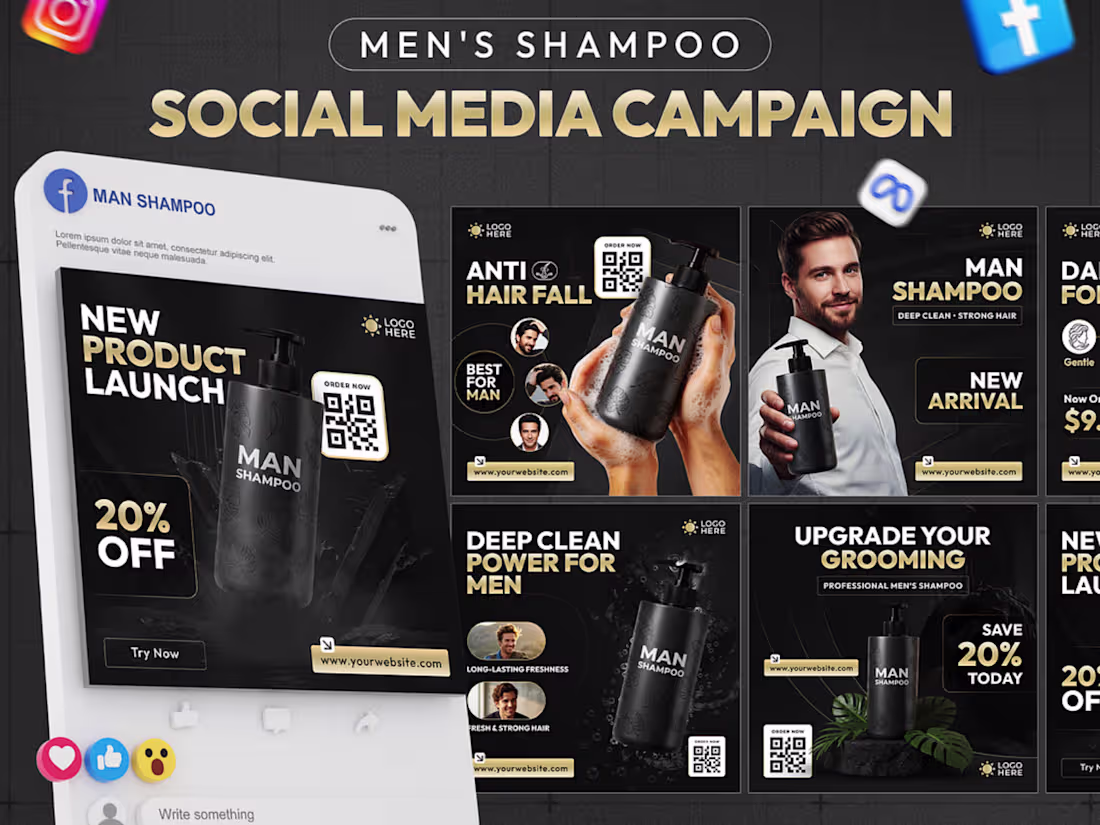 Cover image for Social Media Manager For Men’s