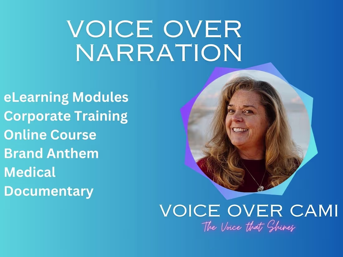 Cover image for I will be your American English Female Voiceover Artist