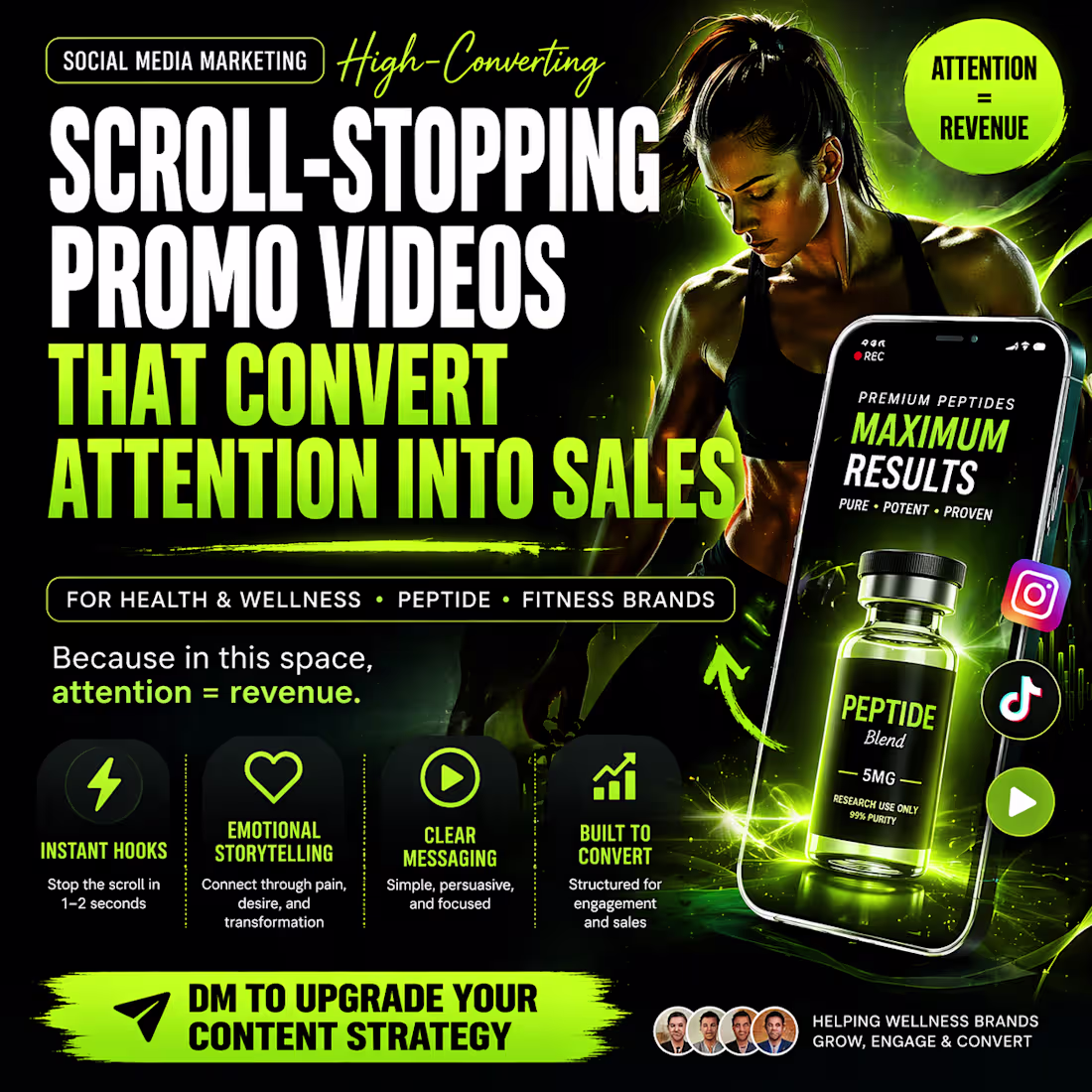 Cover image for Scroll-Stopping Promo Videos for Health