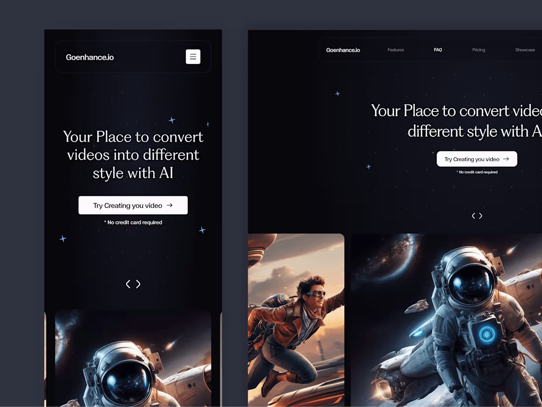 Cover image for Style Transfer Website Design