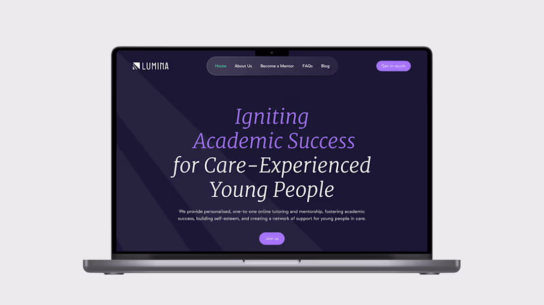 Cover image for Lumina (Strategy, Branding, Website & Marketing)