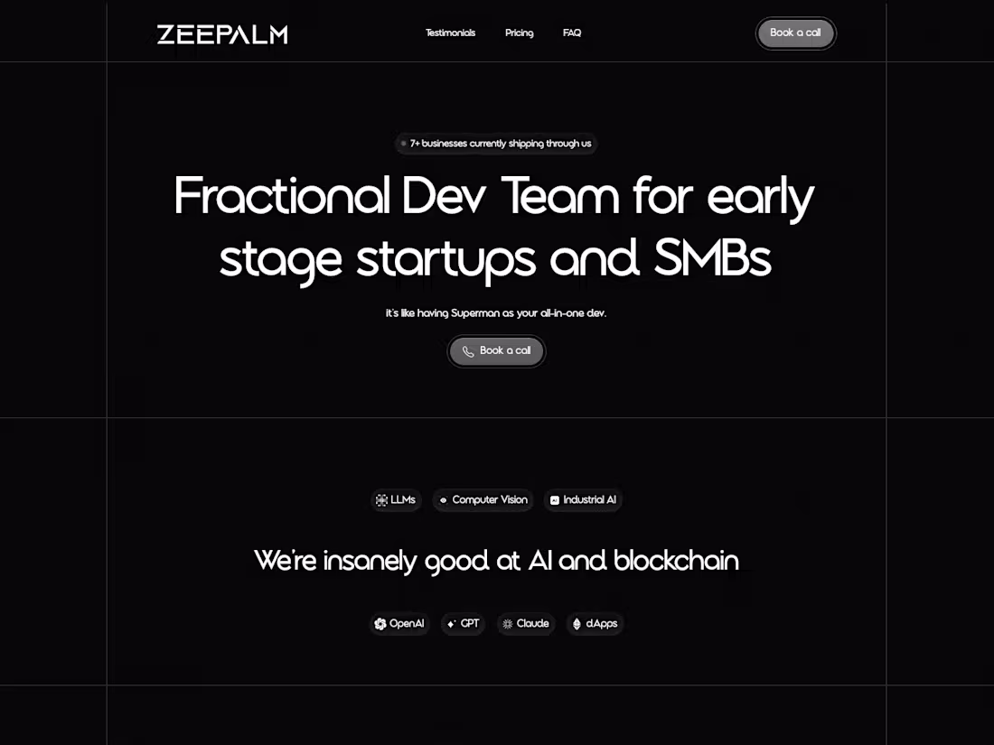 Cover image for Software Development Services - Agency Website