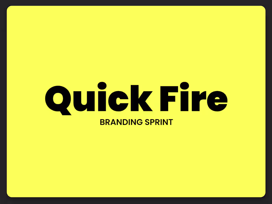 Cover image for Branding Sprint
