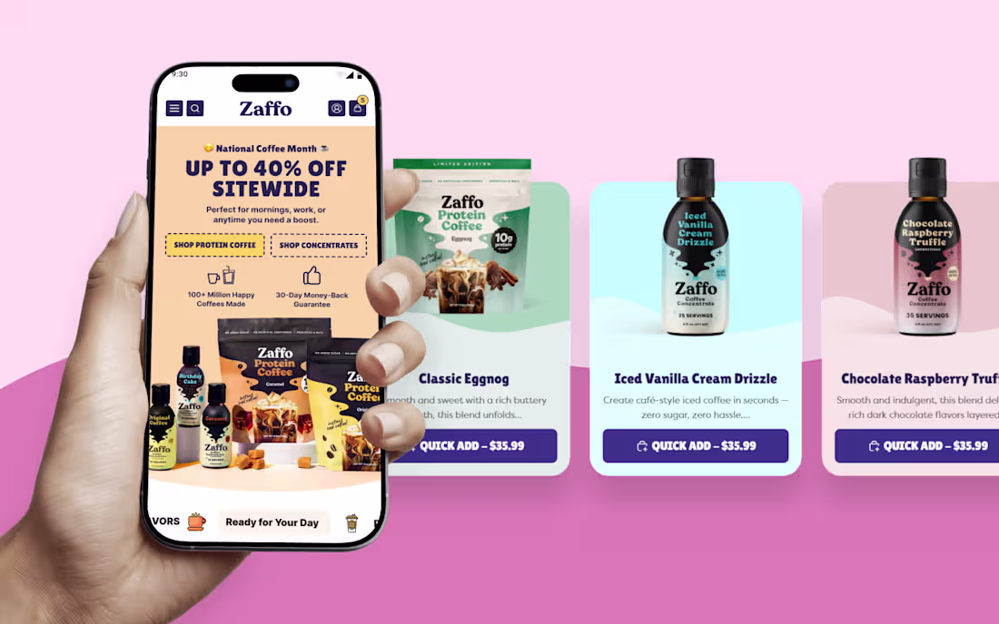Cover image for Zaffo | DTC E-commerce Website