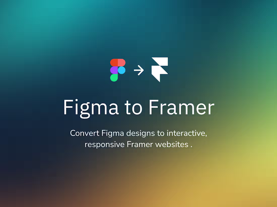 Cover image for Figma 2 Framer