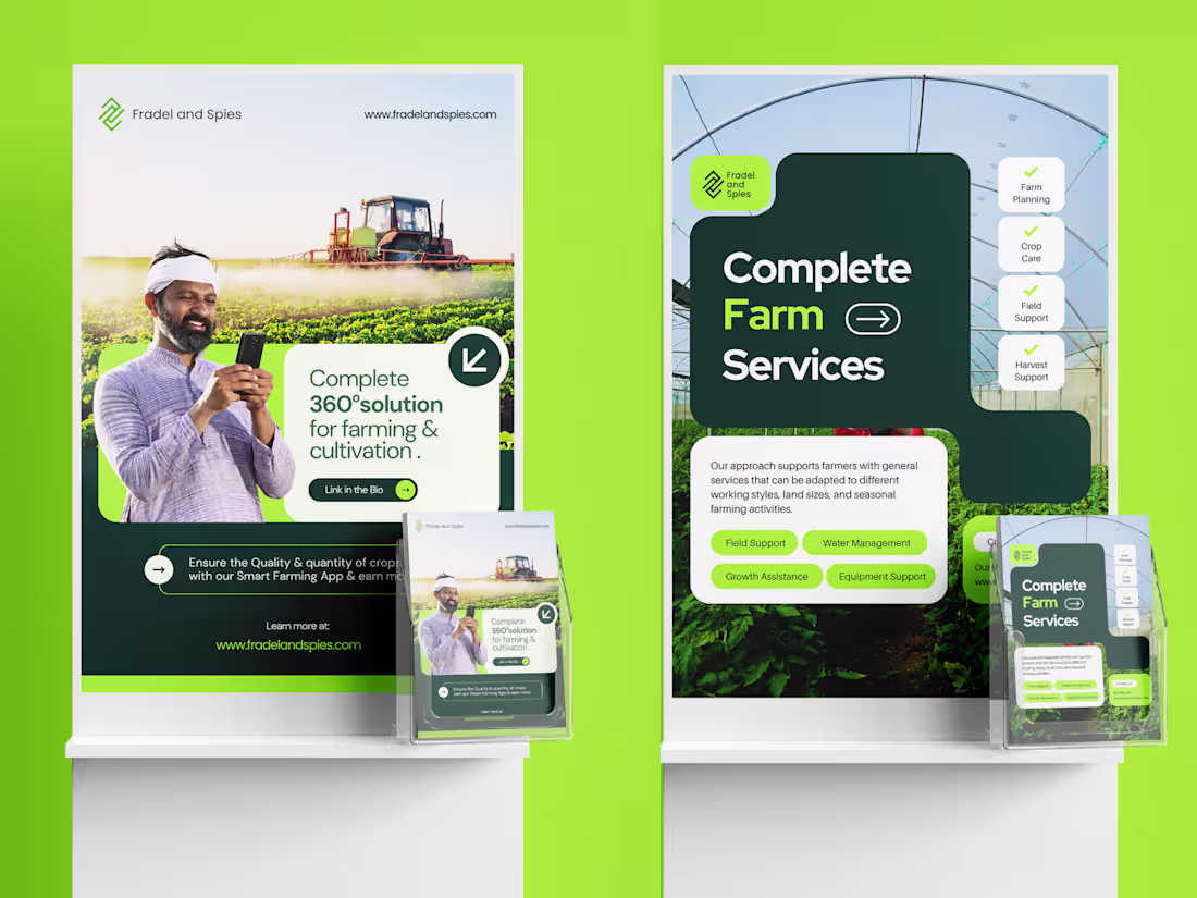 Cover image for Designing clarity for modern agriculture.
A