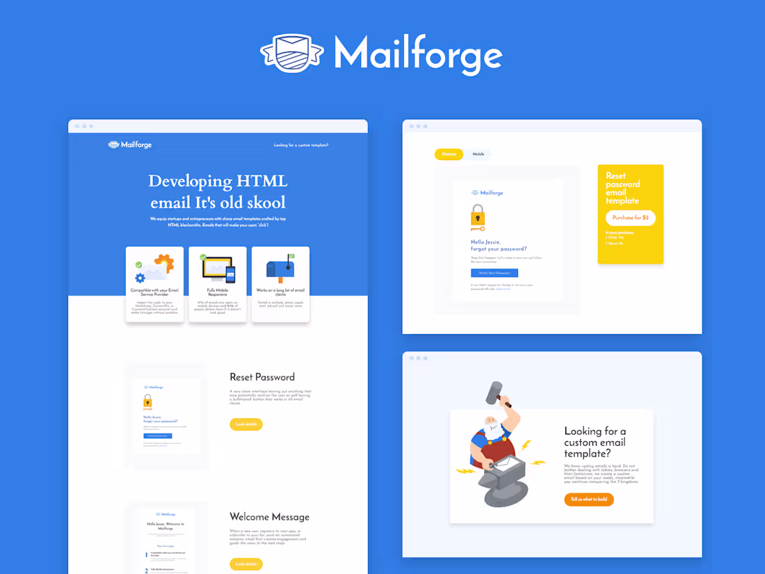 Cover image for Mailforge | Email marketplace