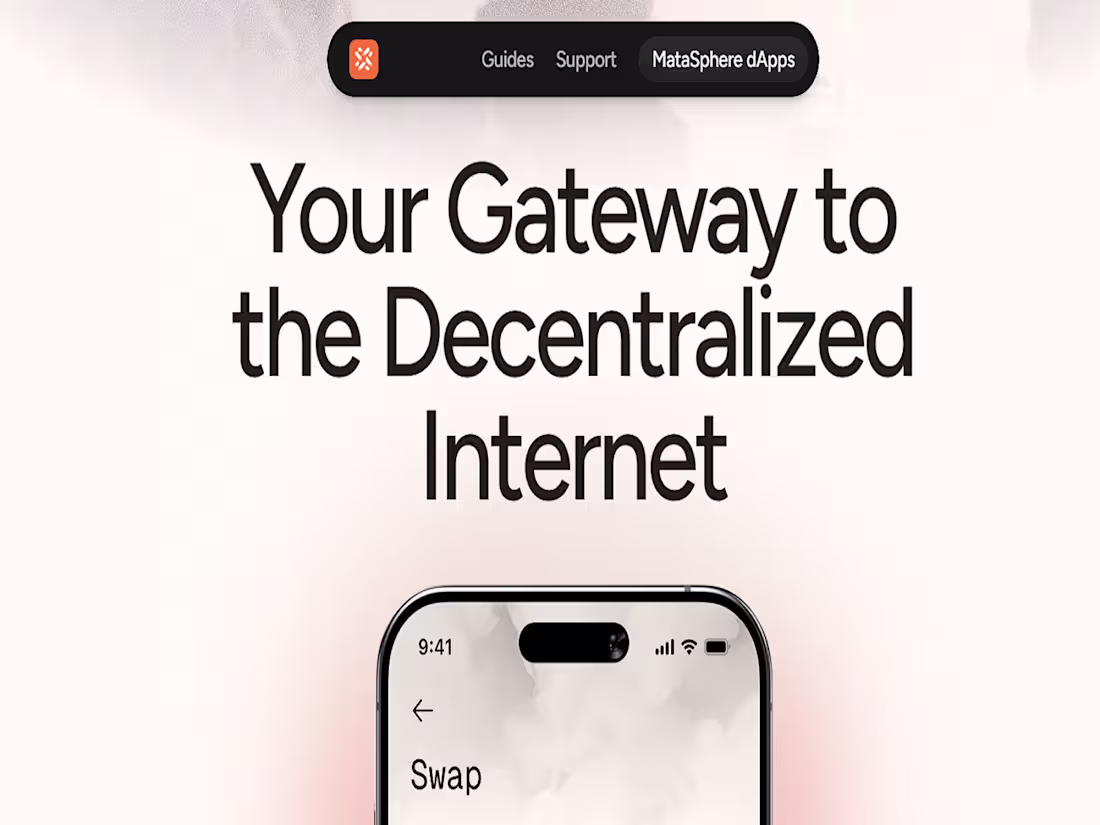 Cover image for Just wrapped up a Web3 wallet landing page in Framer — MetaS...