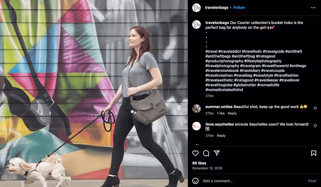 Cover image for Travel Accessories Instagram Posts & Influencer Strategy