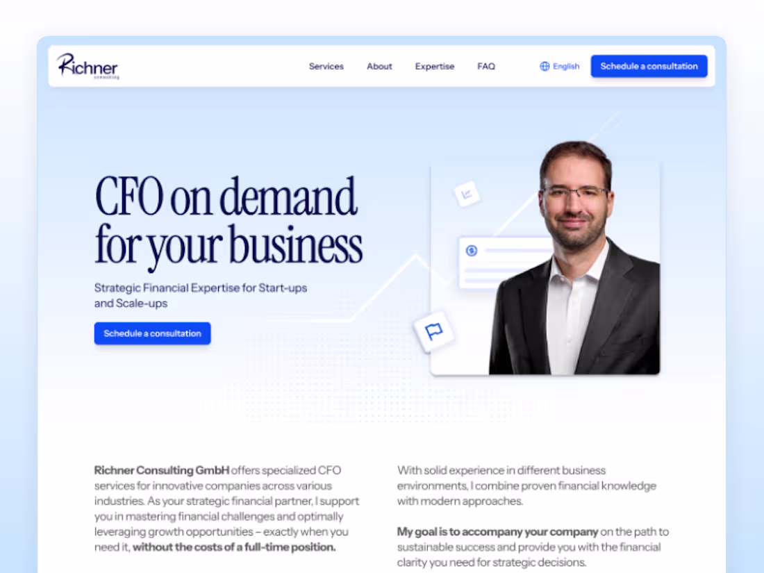 Cover image for Richner Consulting Website