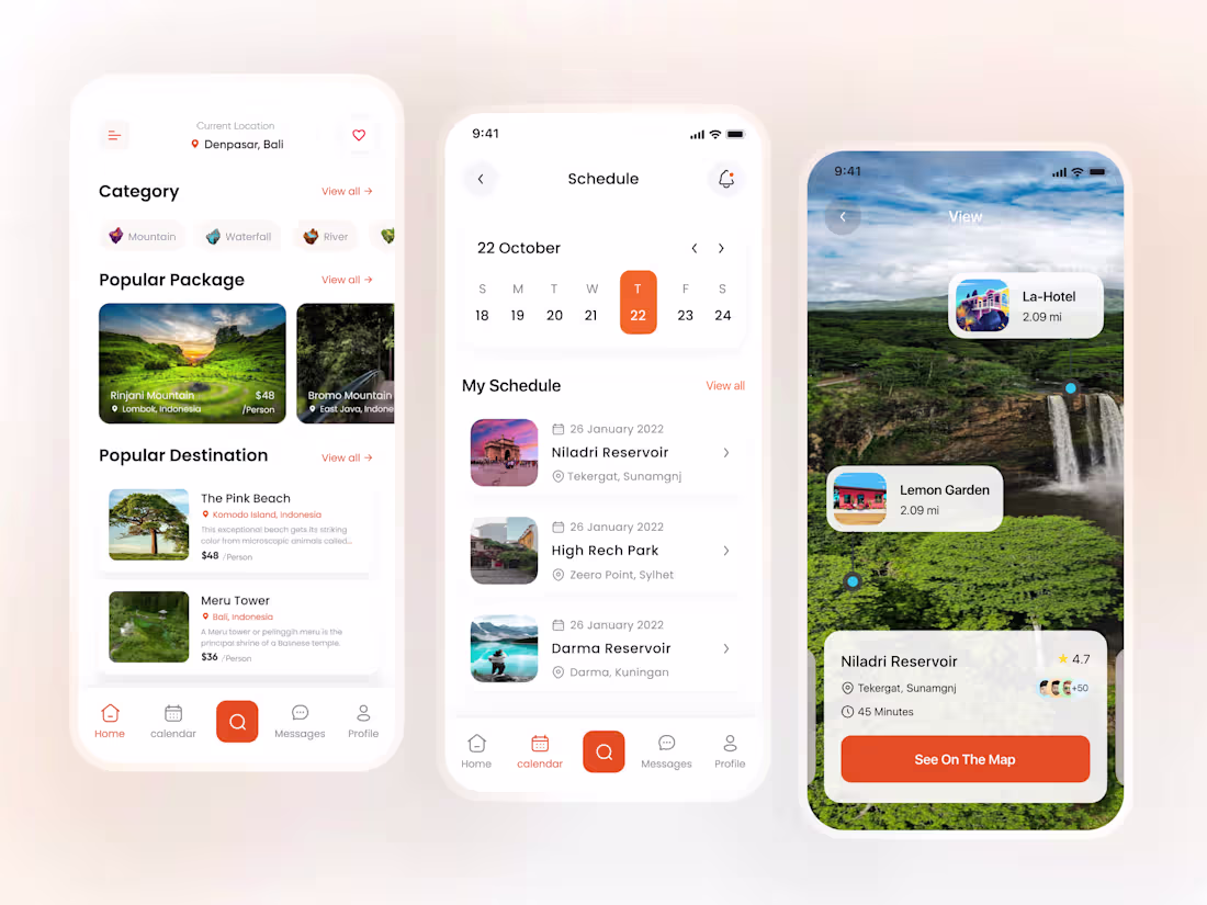 Cover image for Travel Mobile app