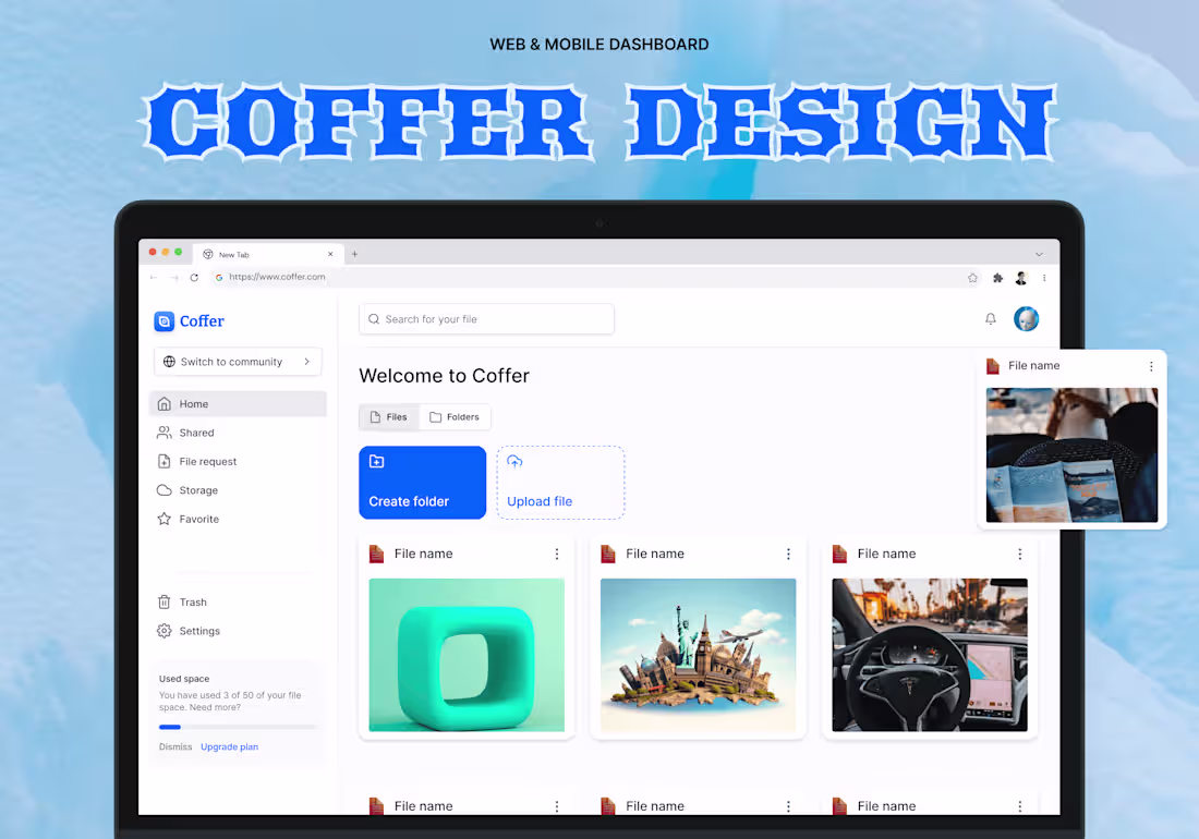 Cover image for Coffer (File Storage) Case Study