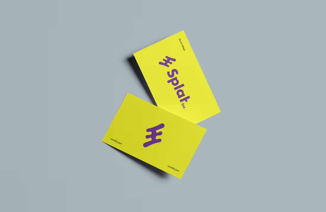 Cover image for Splat Inc. Brand Identity