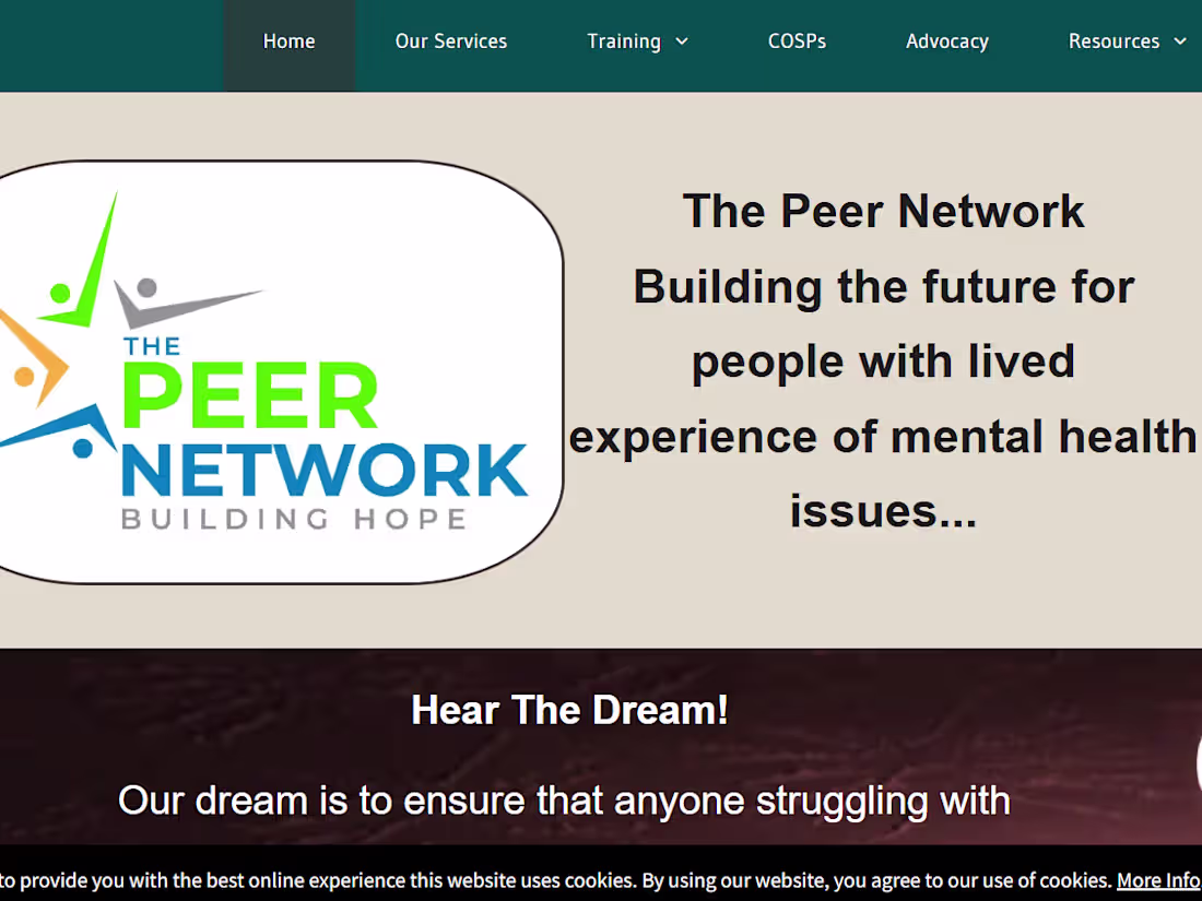 Cover image for Mental Health Peer Support Platform — The Peer Network