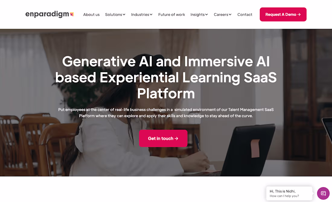 Cover image for Enparadigm website revamp