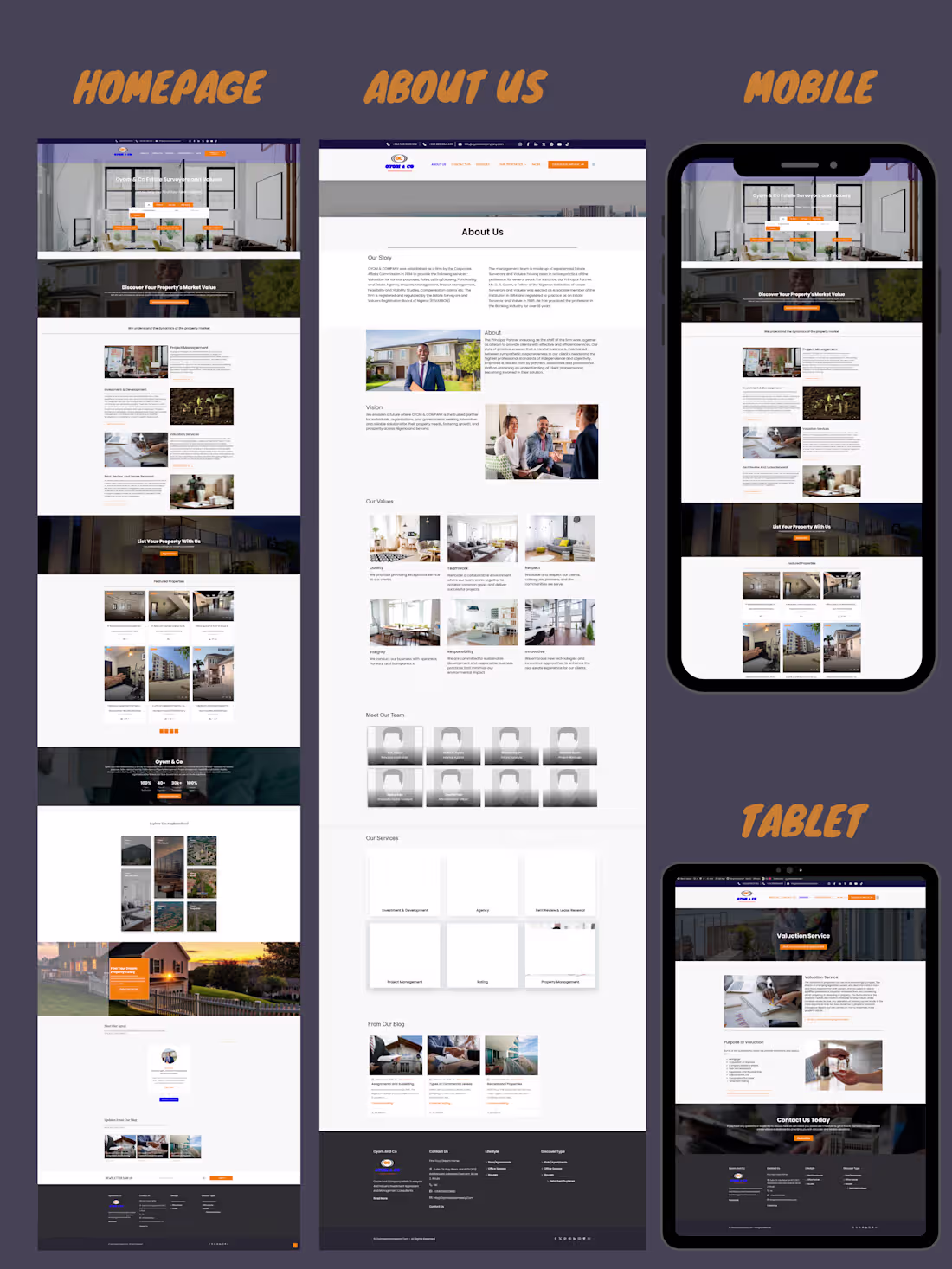 Cover image for Oyom & Co: Website Design