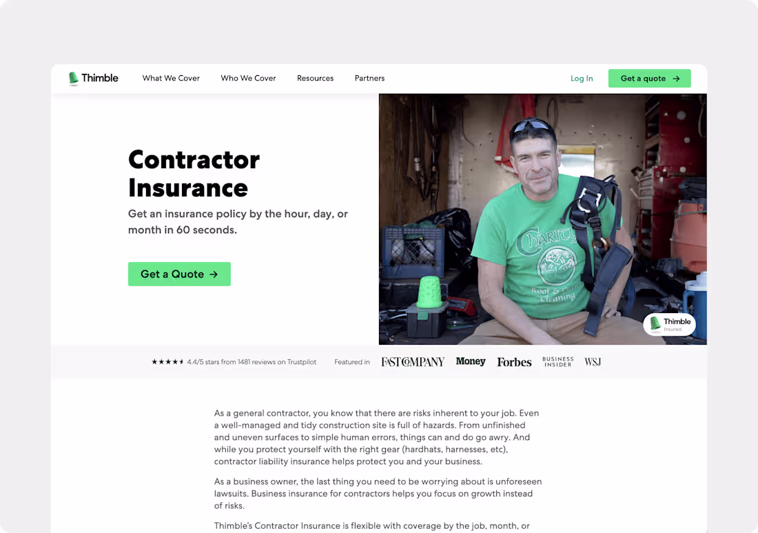 Cover image for Increasing Conversion on Industry Pages