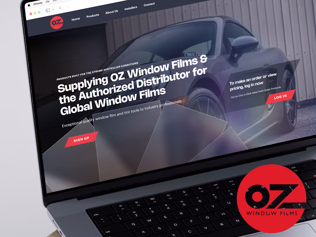 Cover image for Oz Window Films | Modern eCommerce Web Design