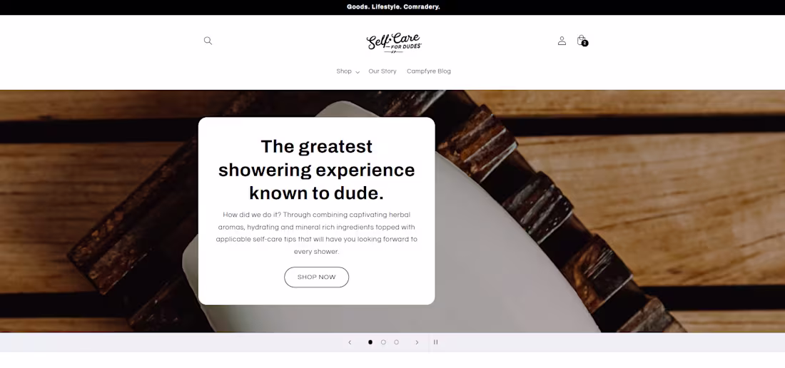 Cover image for Product Page Development for Self Care for Dudes