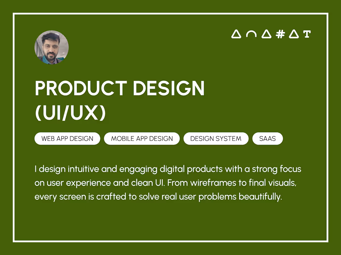 Cover image for Product Design, UI/UX Design