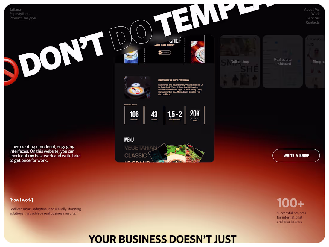 Cover image for Web design - Landing page (one long page)