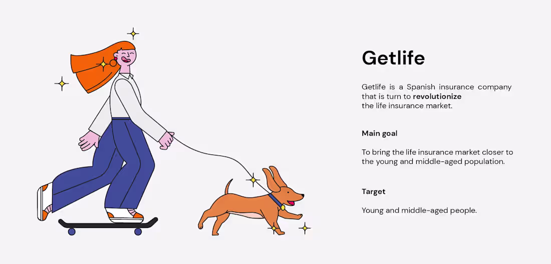 Cover image for Illustrations for Getlife insurance