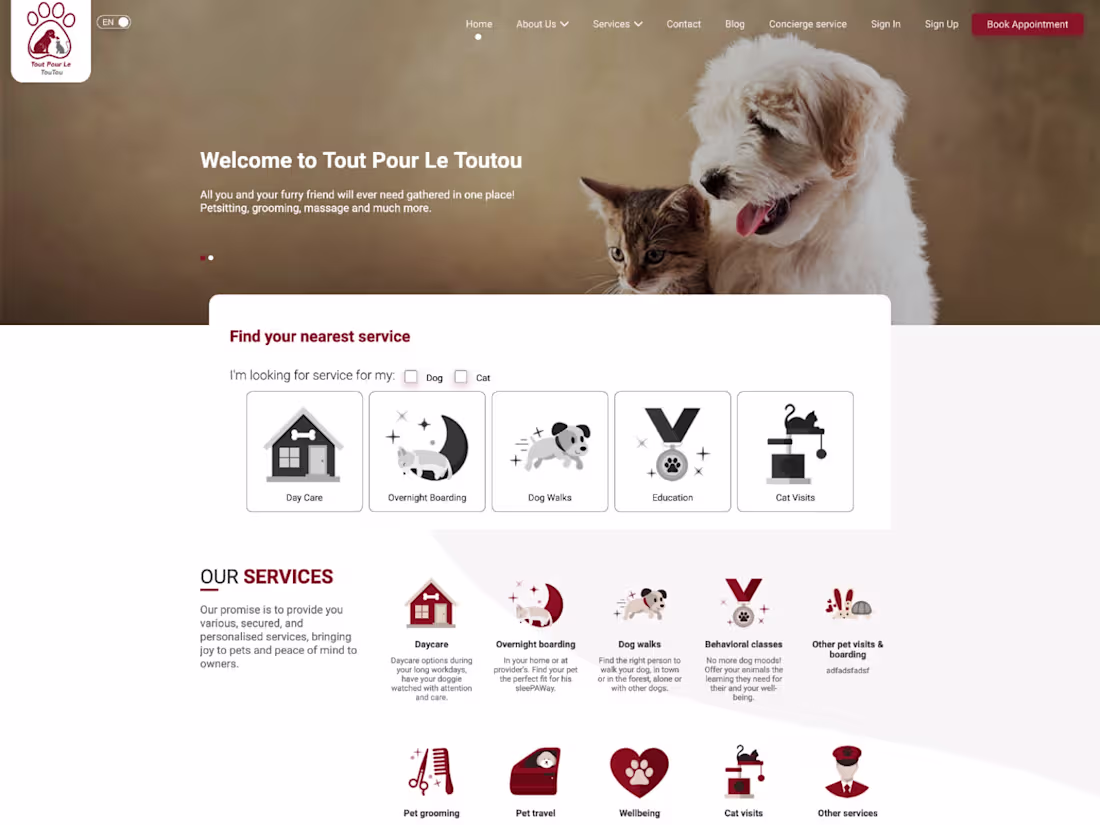 Cover image for Tout Pour Le Toutou