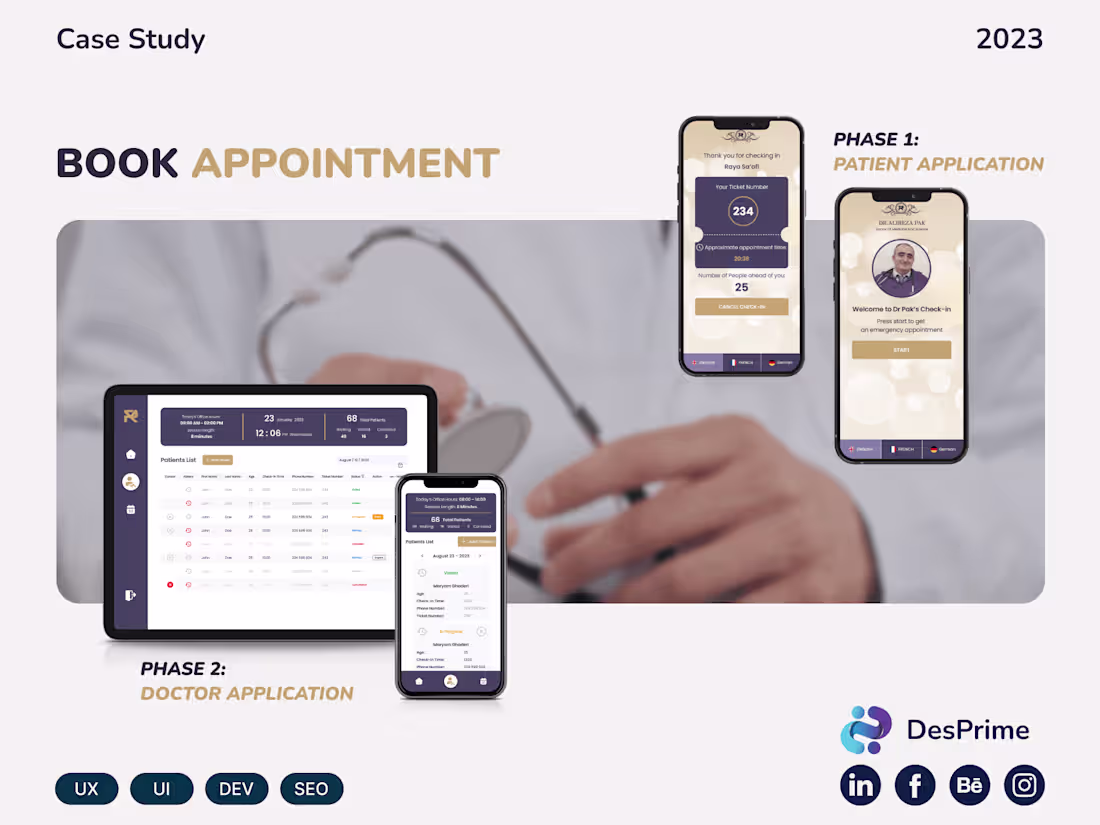 Cover image for Book Appointment Application